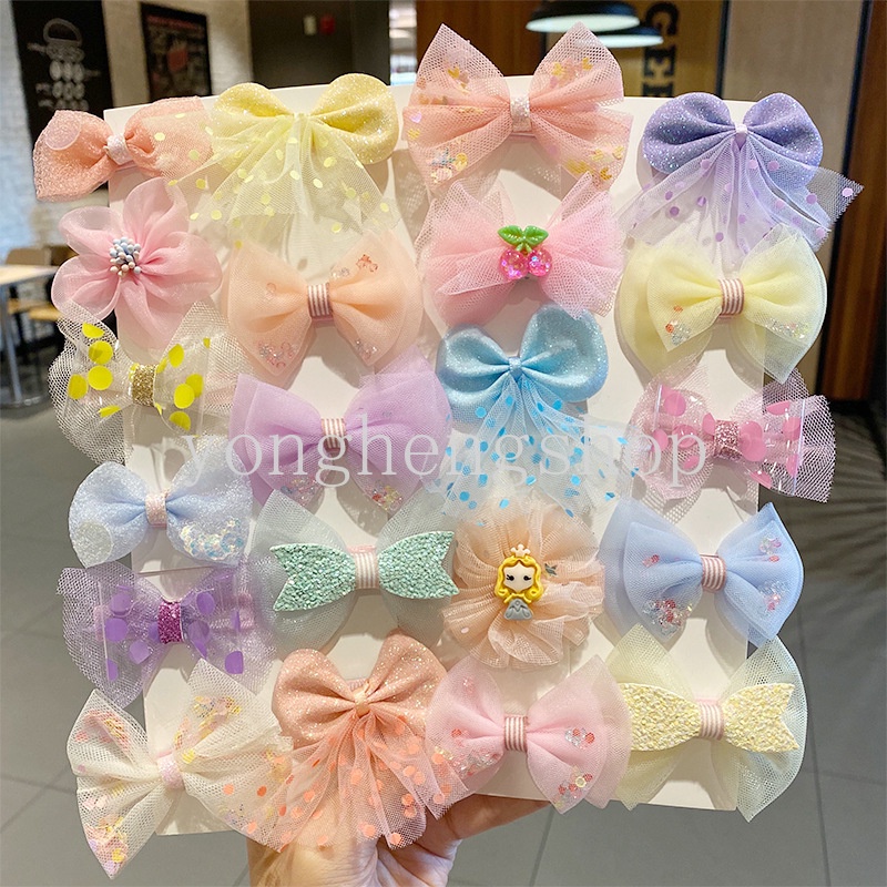 Set 5 Kẹp Tóc Hình Nơ Dễ Thương Cho Bé Gái