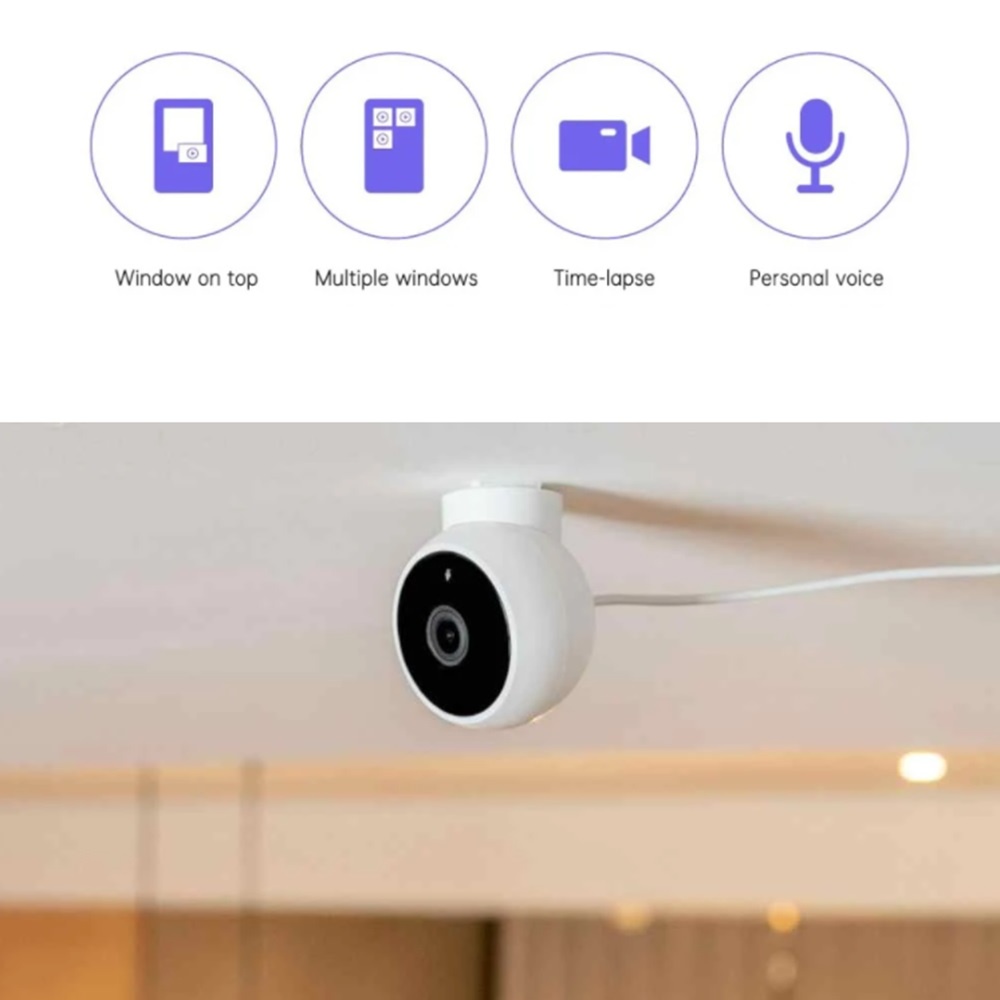 Camera an ninh Xiaomi 2K hồng ngoại nhìn đêm góc rộng 125° chống nước IP67 dùng trong và ngoài nhà có đàm thoại 2 chiều