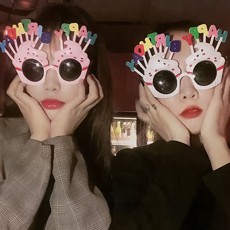 Kính Mát Hình Dễ Thương Vui Nhộn Cho Tiệc Sinh Nhật
