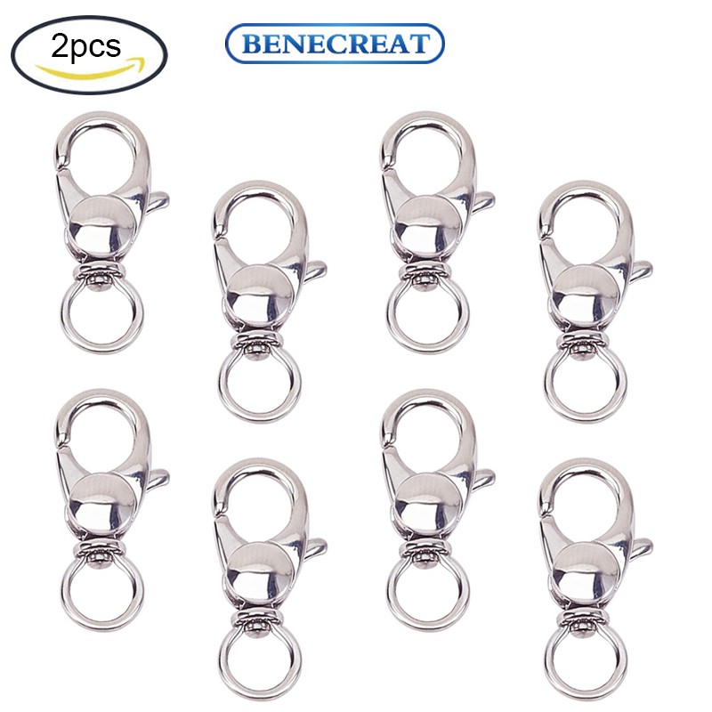 Set 2 Móc Khóa Inox 304 6mm 25x11 X 6mm
