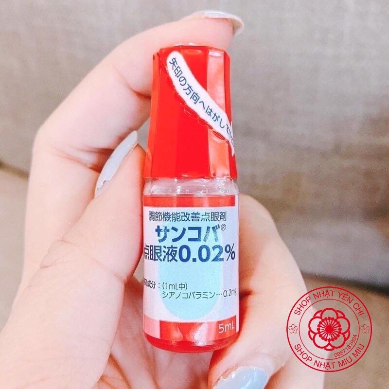 Nước nhỏ mắt cận Sancoba 5ml - Nhật Bản