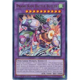 Thẻ bài Yugioh - TCG - Prank-Kids Battle Butler / MGED-EN113'