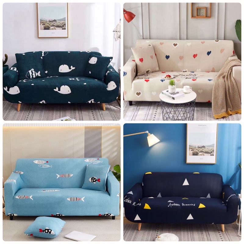 Tấm bọc sofa tại nhà họa tiết hoa huyền bí cho ghế 1,2,3,4 chỗ