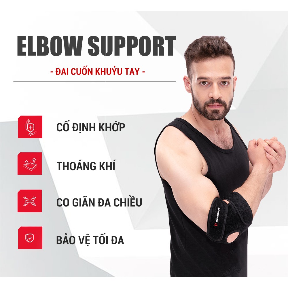 Băng bảo vệ khuỷu tay GoodFit GF401E