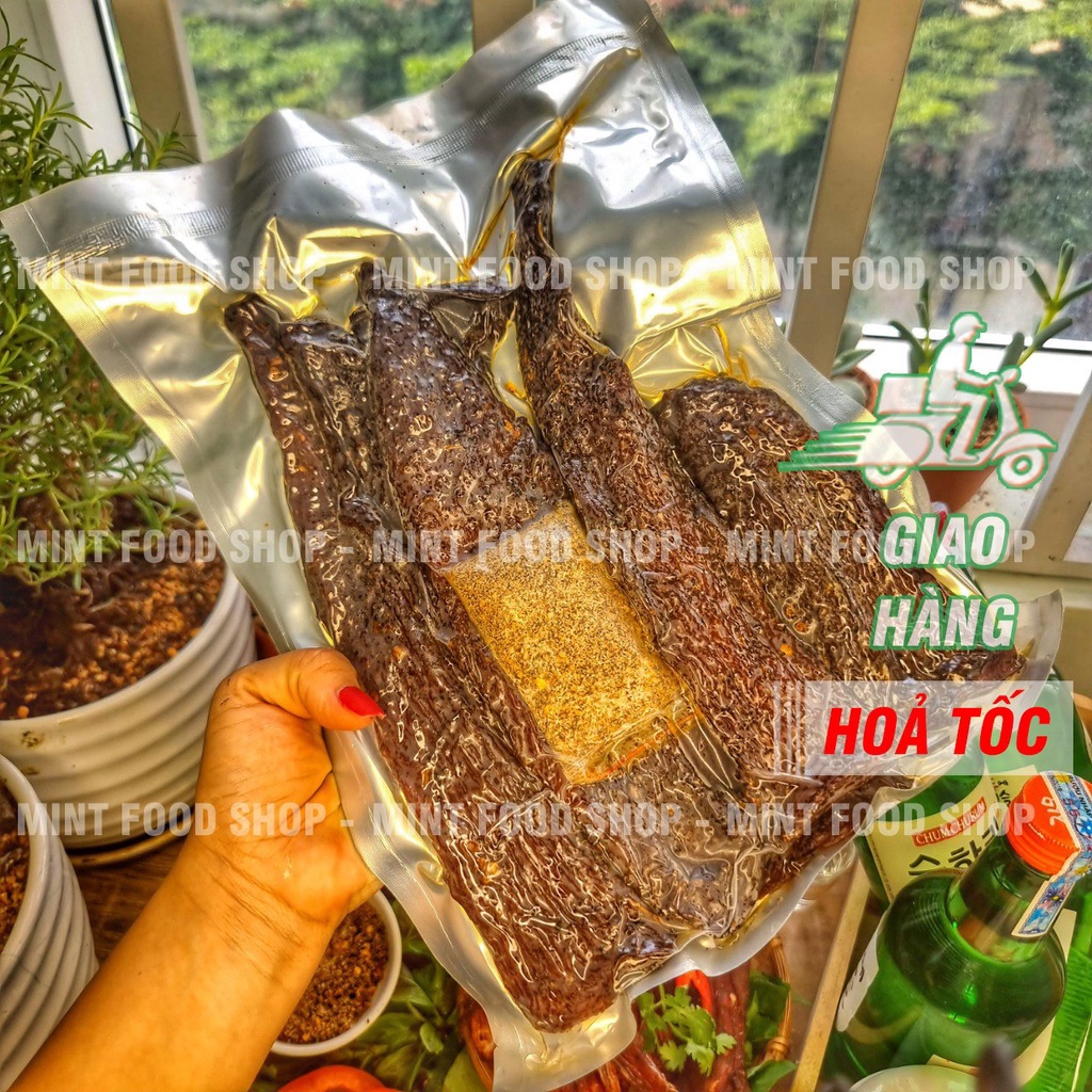 Thịt Lợn Gác Bếp Vị Tây Bắc  - Túi 500Gram HCK