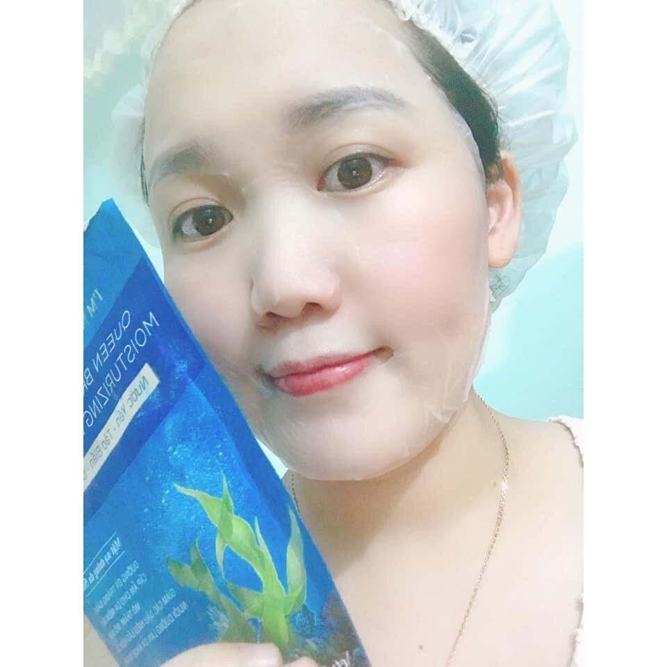 (hàng chính hãng)Mặt nạ dưỡng trắng da, dưỡng ẩm yến tươi tảo biển và collagen của I'm nature