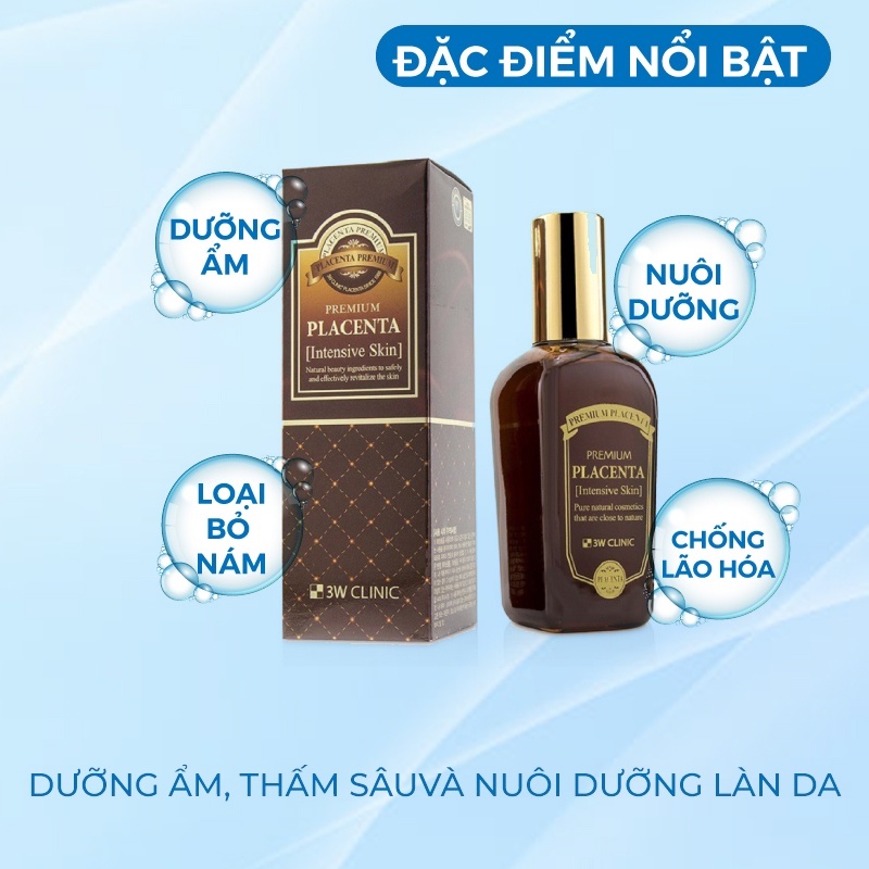 Serum Trắng Da - Serum Nhau Thai Cừu Chống Lão Hóa Trắng Da Tinh Chất Nhau Thai Cừu 3w Clinic 150ml