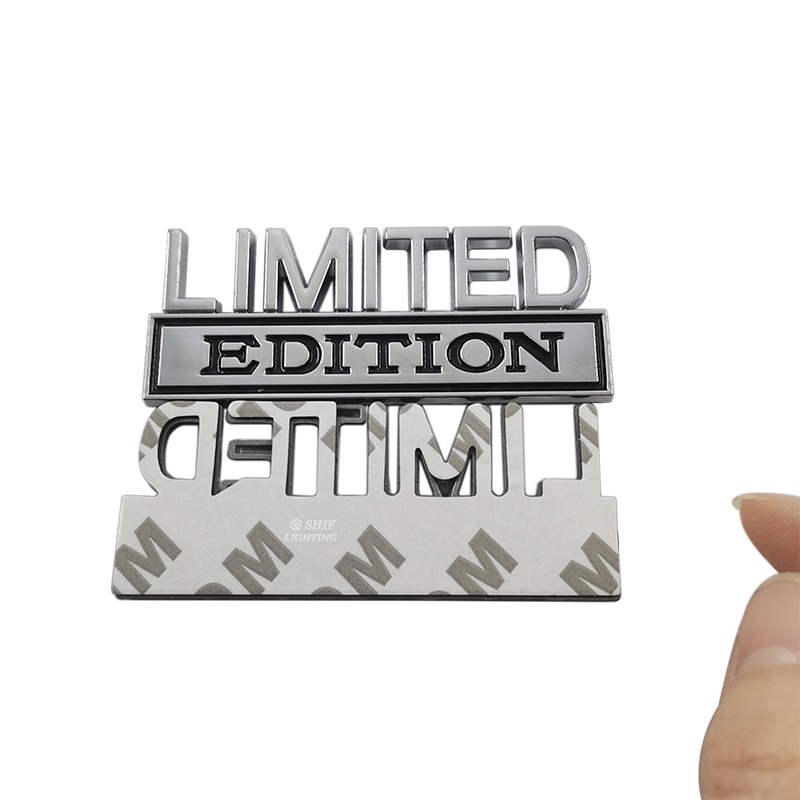 1 x Miếng Dán Logo Kim Loại Phiên Bản Giới Hạn Trang Trí Sau Xe Hơi