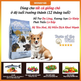 Thức Ăn Cho Chó Corgi Taste Of The Wild Bao 2kg - Pacific Stream Cá Hồi Xông Khói, Rau Củ Quả