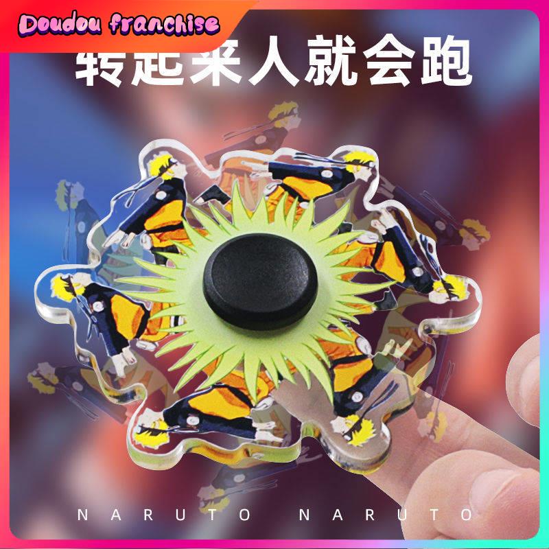 con quay beyblade FINGERTID GYRO ĐEN Công nghệ ngón tay Dynamic Gyrot Hiệu ứng Naruto Naruto Chạy đồ chơi giải nén ngón tay