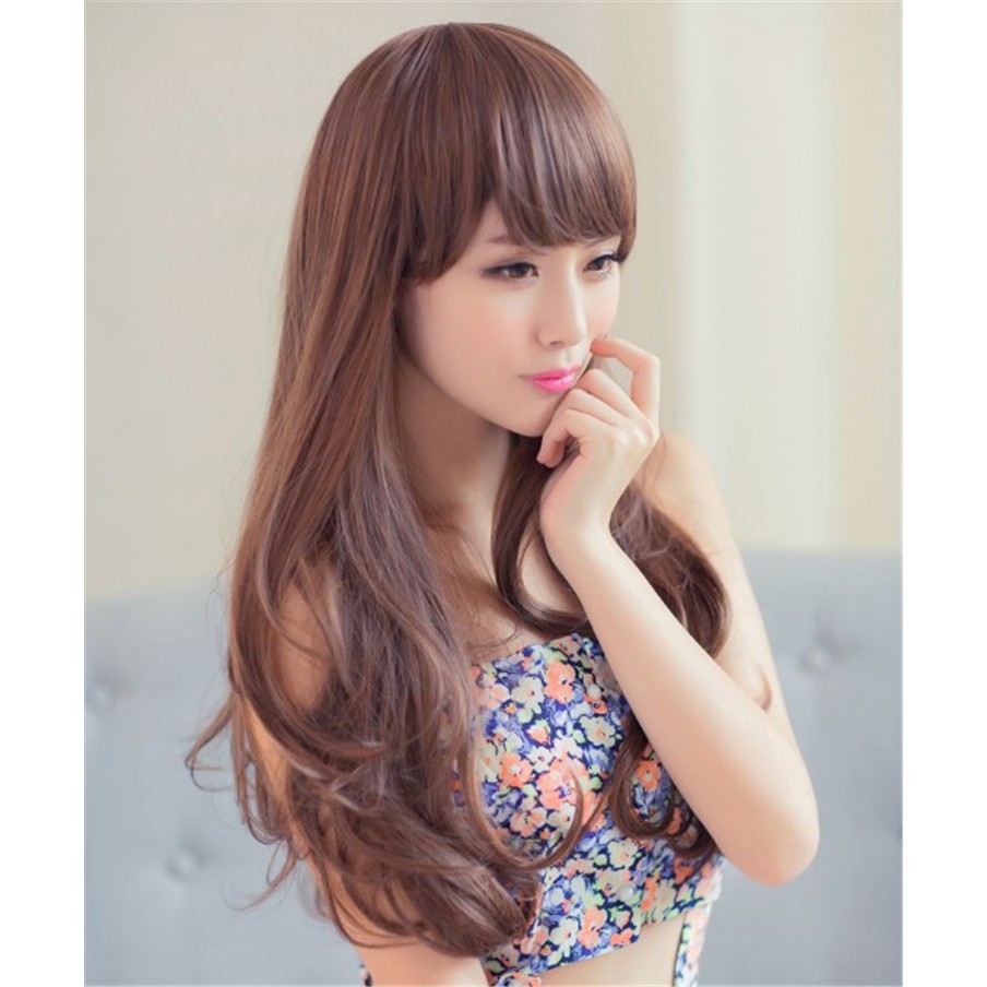 Tóc giả nữ hàn quốc + Tặng kèm lưới TG75