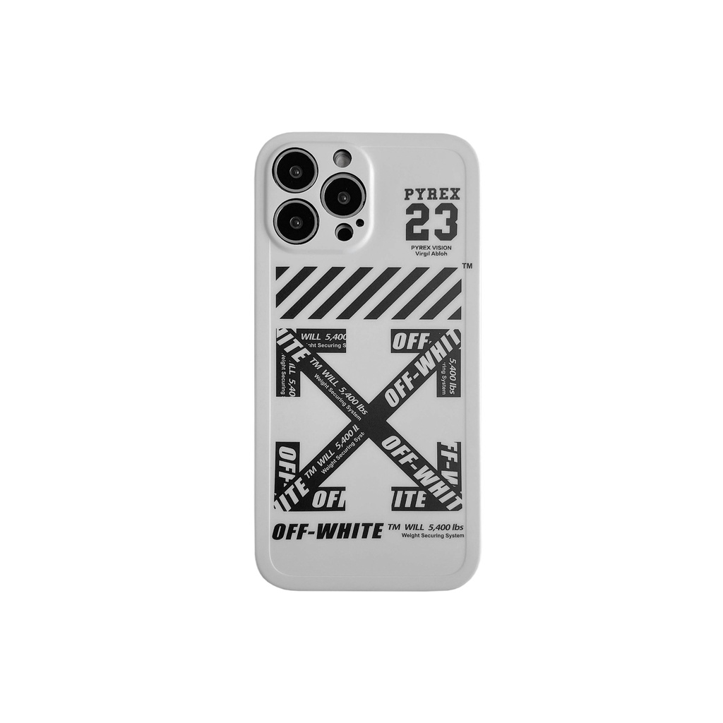Ốp điện thoại bảo vệ off white cho iphone 13 pro max i13 13pro 11promax i11 14 pro max 14 12pro 12 pro max Ốp điện thoại bảo vệ