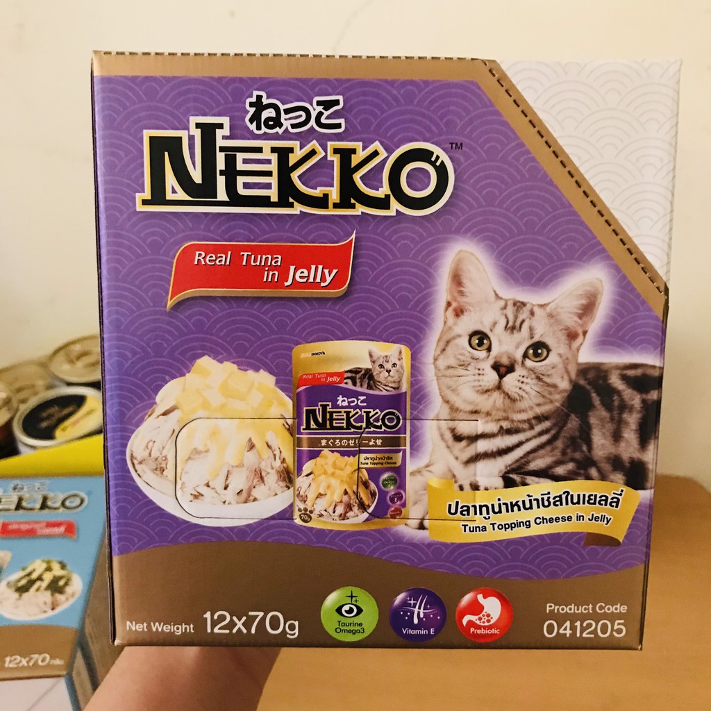 [NEKKO MIX] Pate cá ngừ mix topping cho mèo trưởng thành