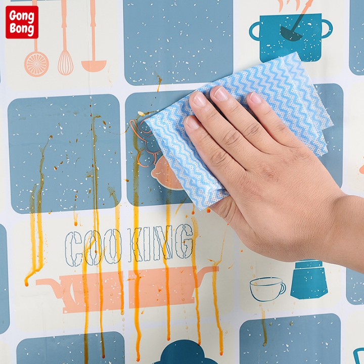 Decal dán bếp chống bám dầu mỡ, giấy dán bếp tráng nhôm cách nhiệt dễ dàng lau nhà chùi kích thước 75x45cm | BigBuy360 - bigbuy360.vn