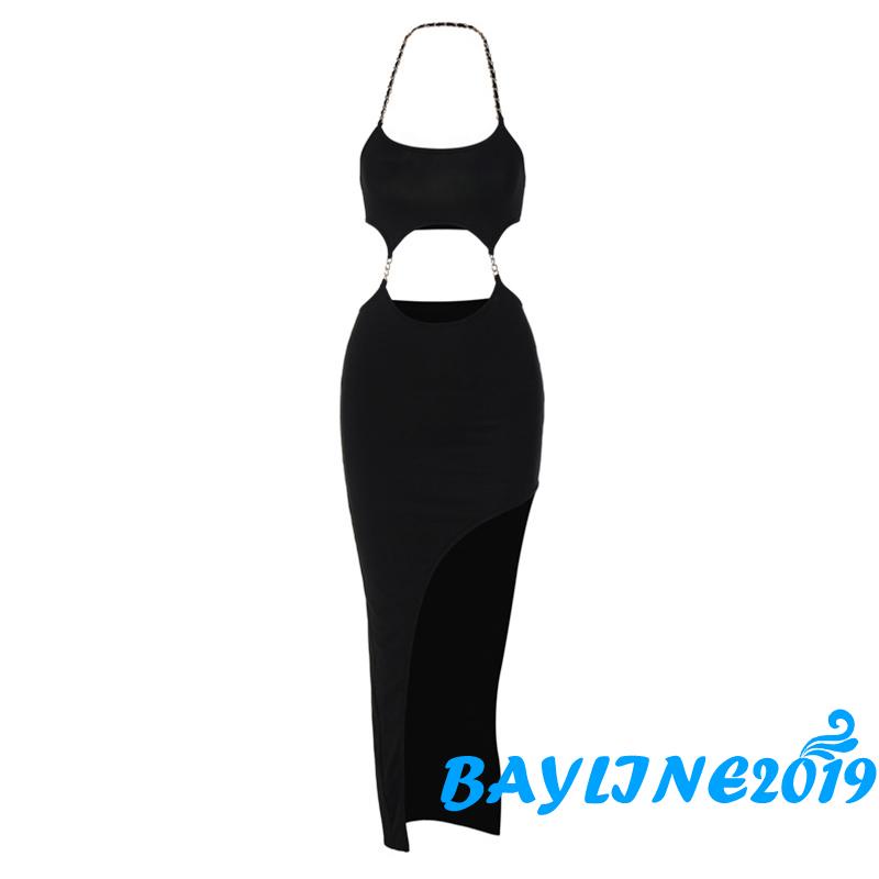 Đầm Hai Dây Hở Lưng Màu Sắc Đơn Giản Thời Trang Mùa Hè Cho Nữ