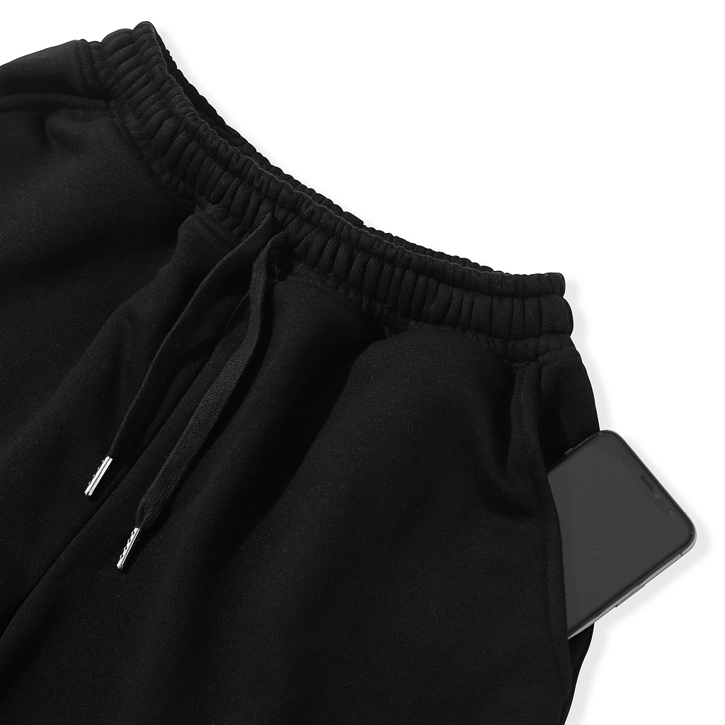 QUẦN SHORT BASIC DRAGONBYBOI - chất nỉ cotton da cá ống rộng, thoải mái thời trang cao cấp