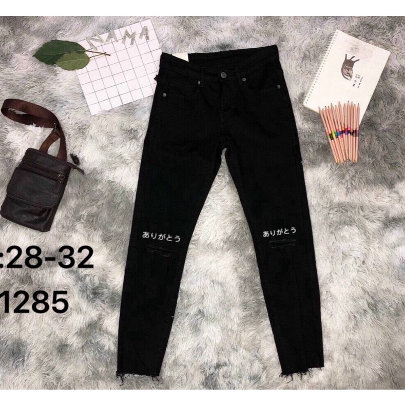 QUẦN JEAN NAM PHONG CÁCH THỜI TRANG, MỀM, CO GIÃN TỐT, THÊU, RÁCH,... VS16 N&CSHOP | BigBuy360 - bigbuy360.vn