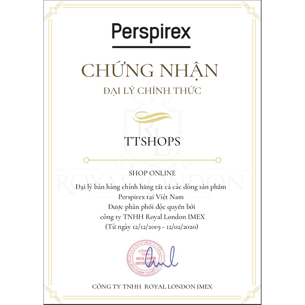 [Chính Hãng] Lăn Khử Mùi Perspirex Cao Cấp Cho Mọi Loại Da Từ Nặng Tới Nhẹ 20ml | BigBuy360 - bigbuy360.vn