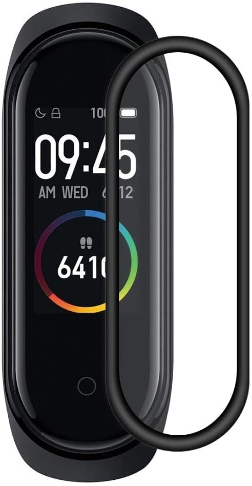 Set 2 Kính Cường Lực 3d Bảo Vệ Màn Hình Dành Cho Xiaomi Mi Band 4