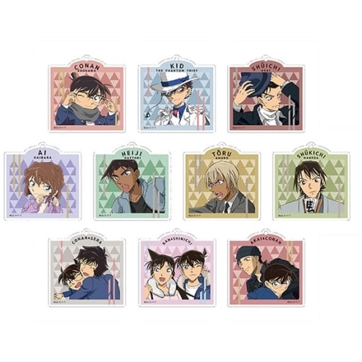 Móc khóa Conan Shinichi Kaito Kid Haibara Ran Akai Amuro Hattori Crux
