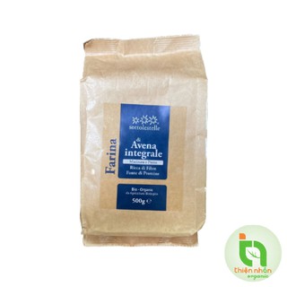 Bột yến mạch nguyên cám hữu cơ Sottolestelle 500g