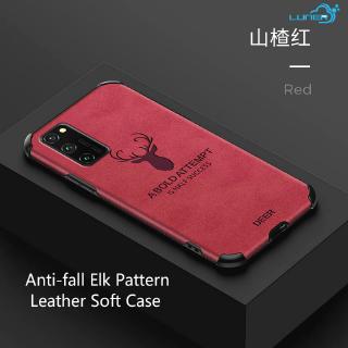 Ốp lưng silicone TPU phối da hình con hươu cho Huawei P20 P30 P40 Pro P30 P40 Lite P40ProPlus P20Pro P30Pro P40Pro