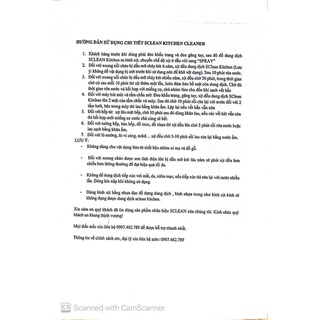 Sclean kitchen tẩy nồi nhà bếp