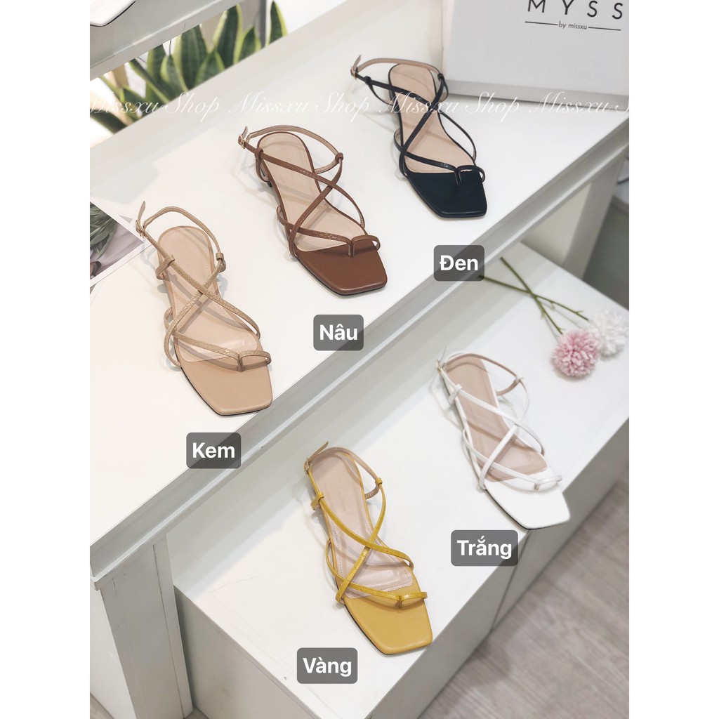 Giày sandal nữ 1,5cm xỏ ngón thời trang MYSS - SD103