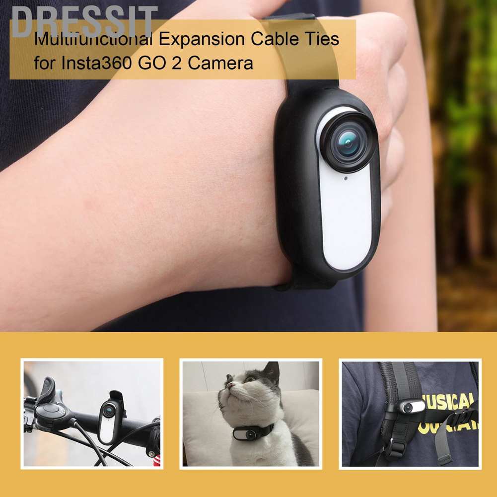 Vỏ bọc bảo vệ dây cáp mở rộng bằng silicone đa năng cho máy ảnh Insta360 GO 2 | BigBuy360 - bigbuy360.vn