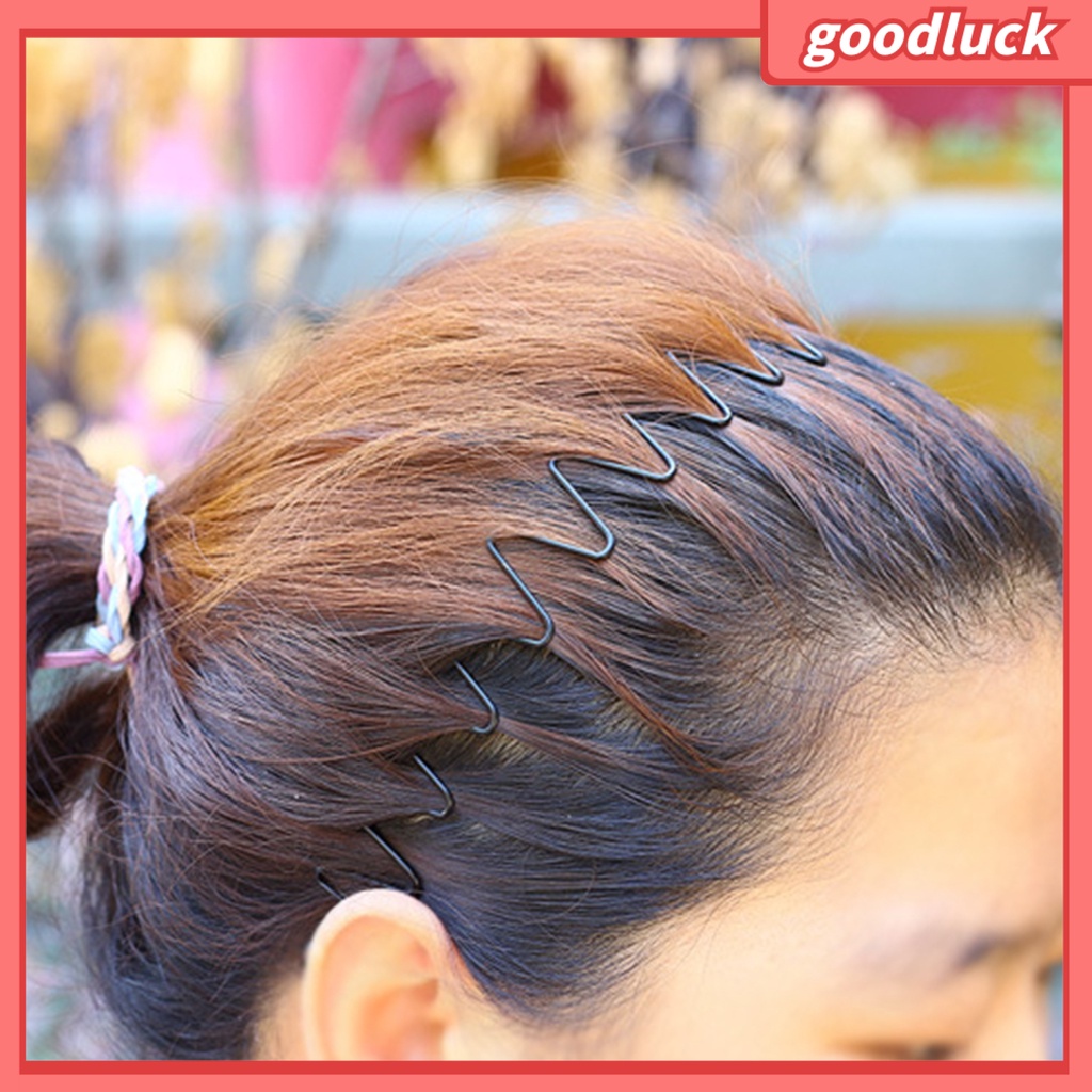 Băng Đô Cài Tóc Bằng Kim Loại Có Thể Điều Chỉnh Dành Cho Nam Và Nữ