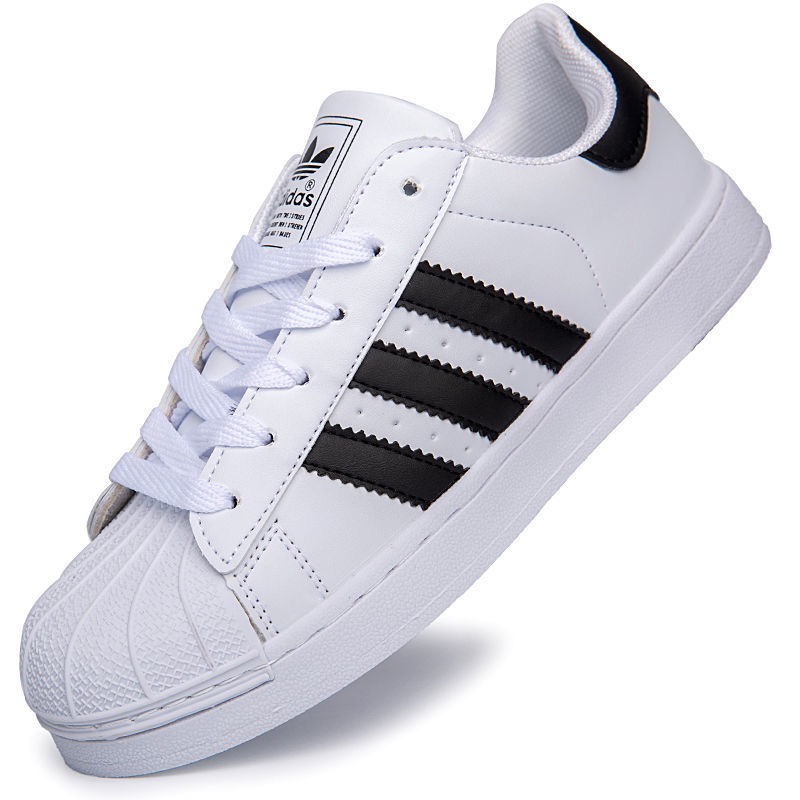 Giày Thể Thao Adidas Màu Trắng Mũi Vỏ Sò Thời Trang Dành Cho Nam Và Nữ | BigBuy360 - bigbuy360.vn