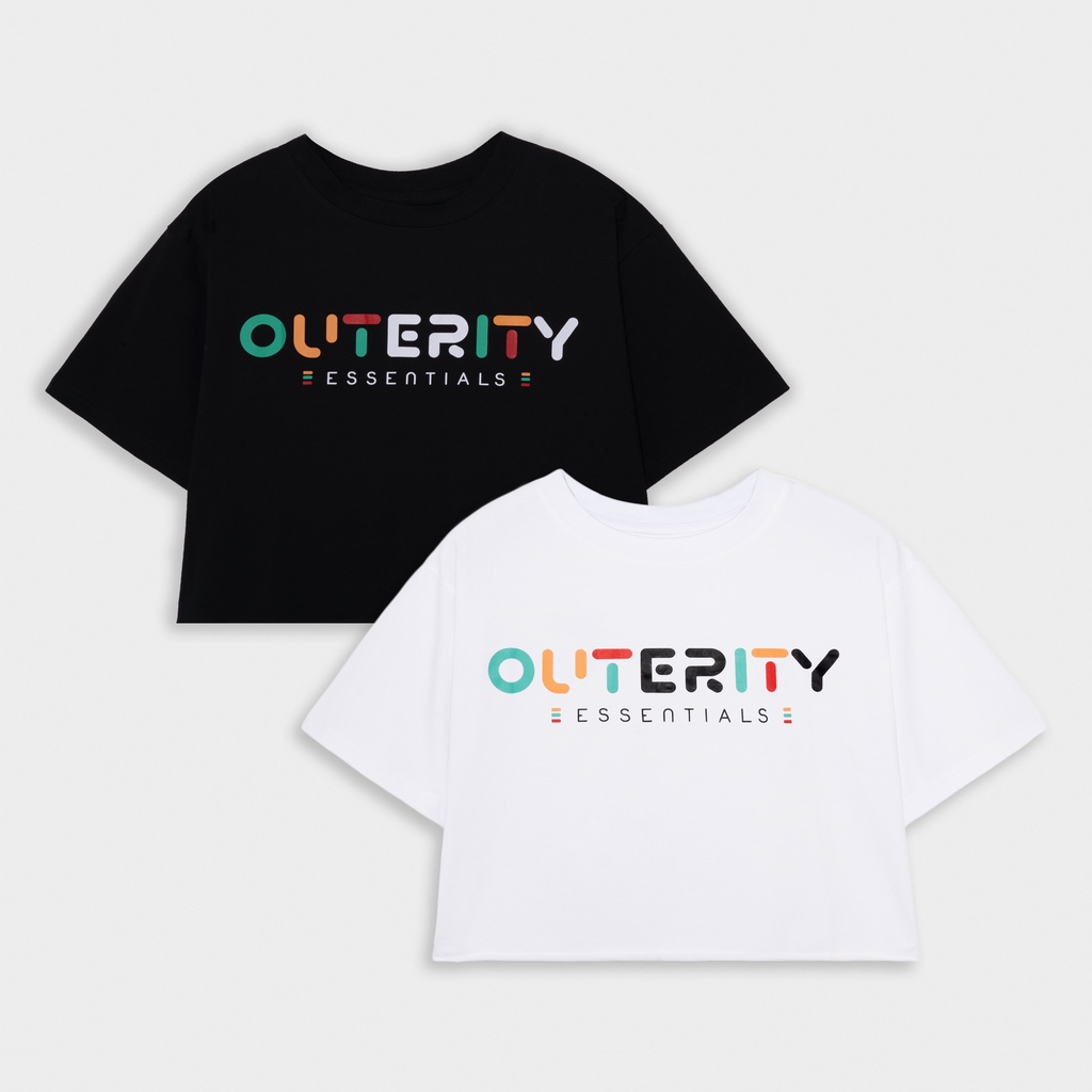 Áo Croptop Rainbow Combo