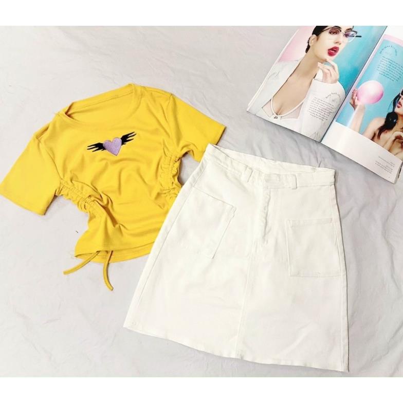 Chân váy lưng cao from chữ A [Hàng Đẹp] | BigBuy360 - bigbuy360.vn