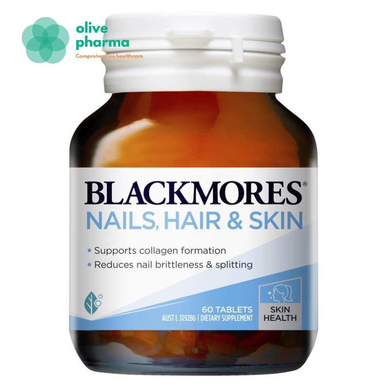 Blackmore Nail, Hair And Skin - 60 Viên Của Úc Mẫu Mới - Da Khỏe Mạnh, Tóc Mềm Mại, Móng Chắc Khỏe | BigBuy360 - bigbuy360.vn
