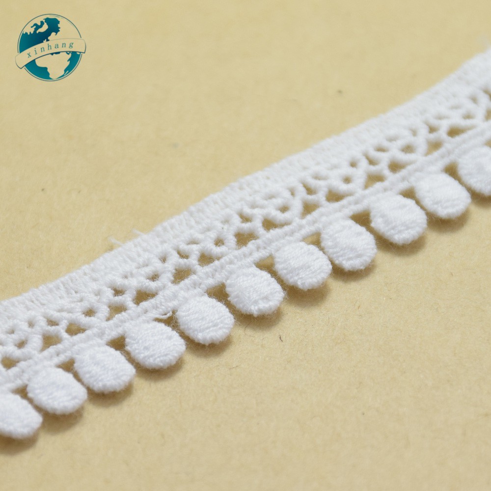 Cuộn Ren Ruy Băng mini Rộng 100% cotton Dài 1.7cm Dùng Trang Trí Đầm Ren diy 1773