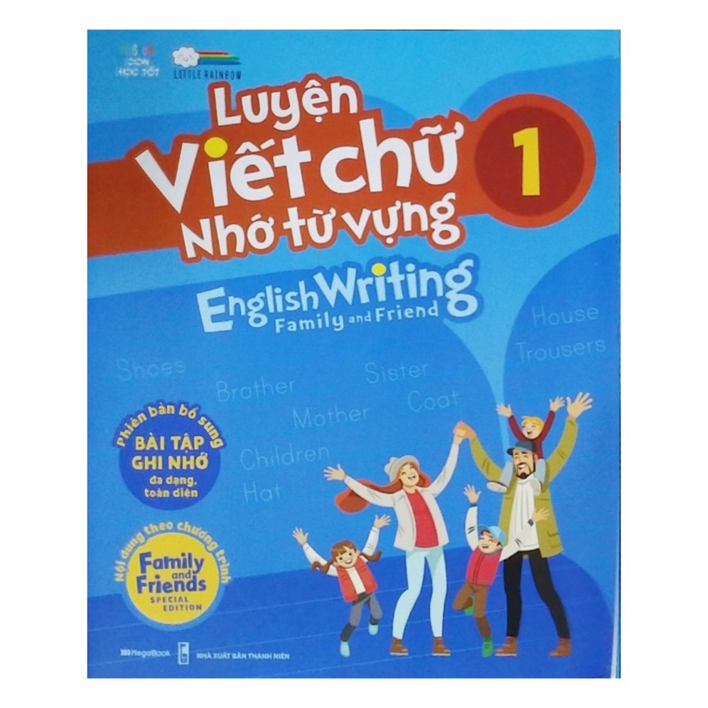 Sách - Luyện viết chữ nhớ từ vựng English Writing family and friend 1 | WebRaoVat - webraovat.net.vn