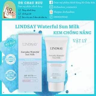 Kem chống nắng lindsay waterful sunmilk