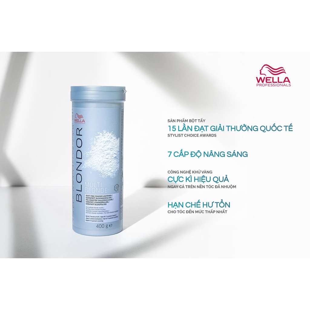 Bột tẩy cao cấp Wella Blondor Multi Up từ 7 Level ( Đức) 400g