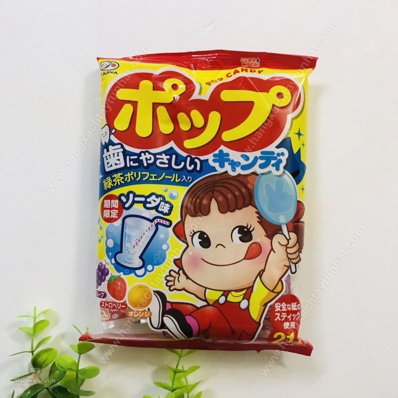 Kẹo mút trái cây Fujiya pop candy 122g Nhật Bản
