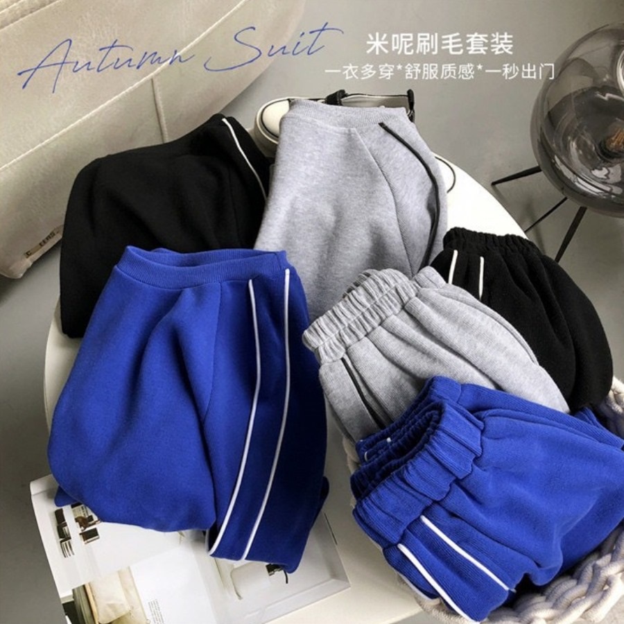 Bộ Quần Áo Thu Đông Kiểu Dáng Thể Thao Cho Bé Trai Và Bé Gái Từ 7 - 35Kg - Voi Store