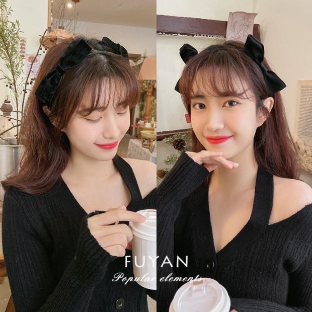 Băng Đô Cài Tóc Hình Nơ Jisoo MILA - BD021