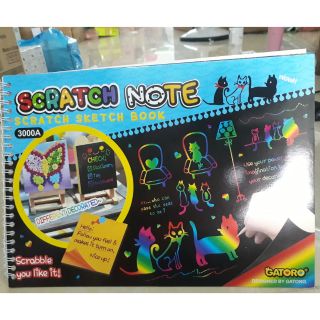 Sổ Cào Ma Thuật  Rainbow Scratch Note A4