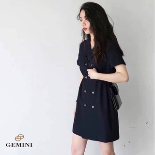 Váy đầm cổ vest