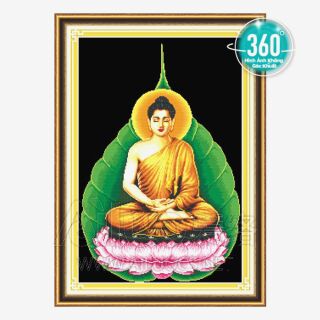 77212 Tranh đính đá cao cấp Ailuo Phật tổ bồ đề 60x86cm (Tranh chưa đính đá)