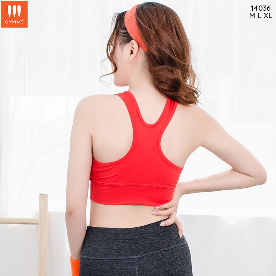 GYMME Áo tập gym nữ, yoga, aerobic croptop thể thao sport bra - 14036