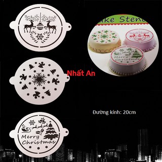 Rắc mặt bánh trang trí NOEL