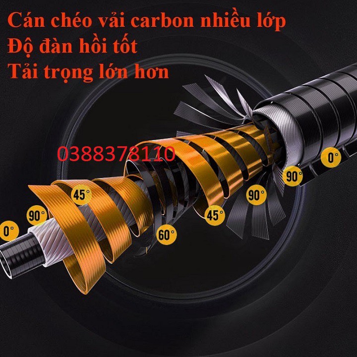 Vợt Cacbon Kèm Vành Vợt Inox - VC 1