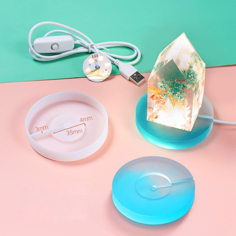 Khuôn Silicone Hình Lục Giác Làm Đồ Thủ Công Mỹ Nghệ Tái Sử Dụng Linh Hoạt