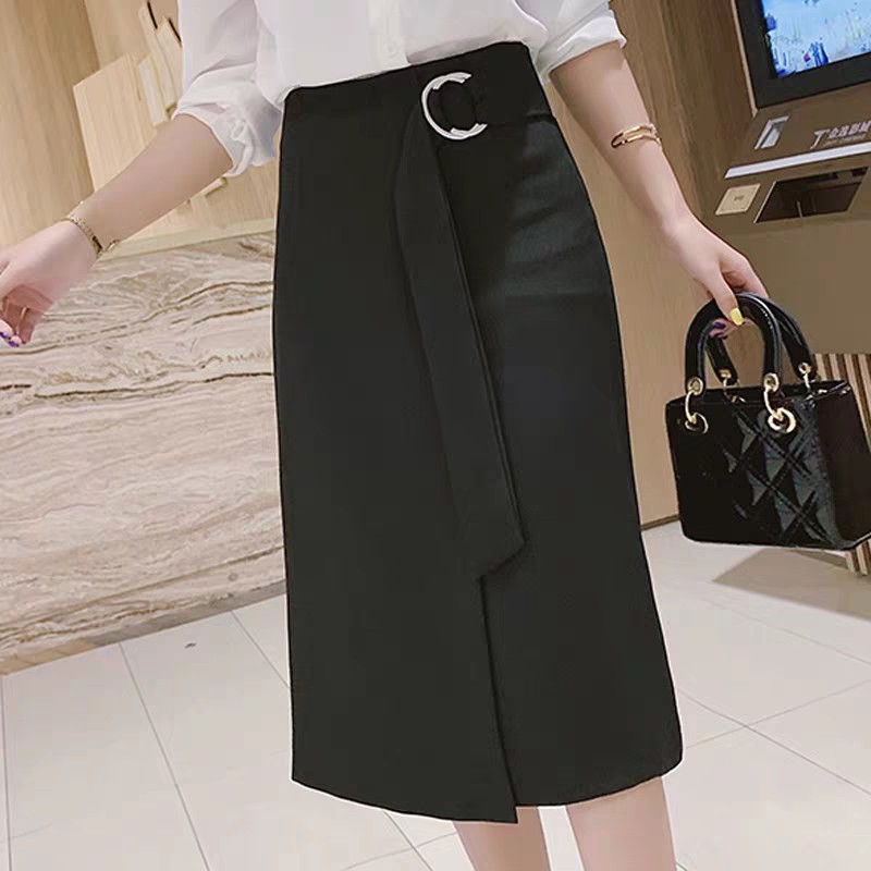 chân váy chữ A phối dây chất tuyết mưa cao cấp phong cách hàn PR tại xưởng VP