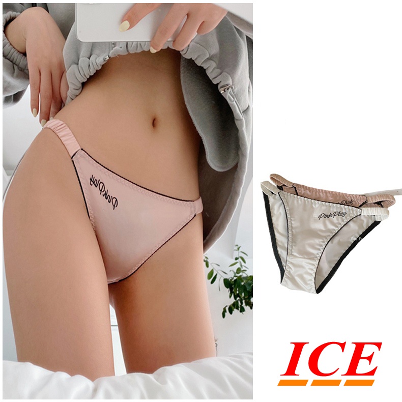 Quần Lót Nữ Vải Lụa Satin Không Đường May Sang Trọng Fi013Kg-40kg-65kg#Quần Lót Nữ Vải Lụa Mát 423